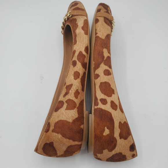 Talbots Leopard Fur  flats shoes womens size 7B - Picture 10 of 11